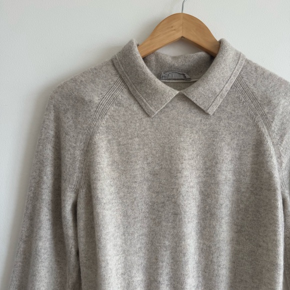 Everlane | 100% Cashmere Women's The Cashmere Collard Polo Sweater ~ Small - Picture 6 of 9